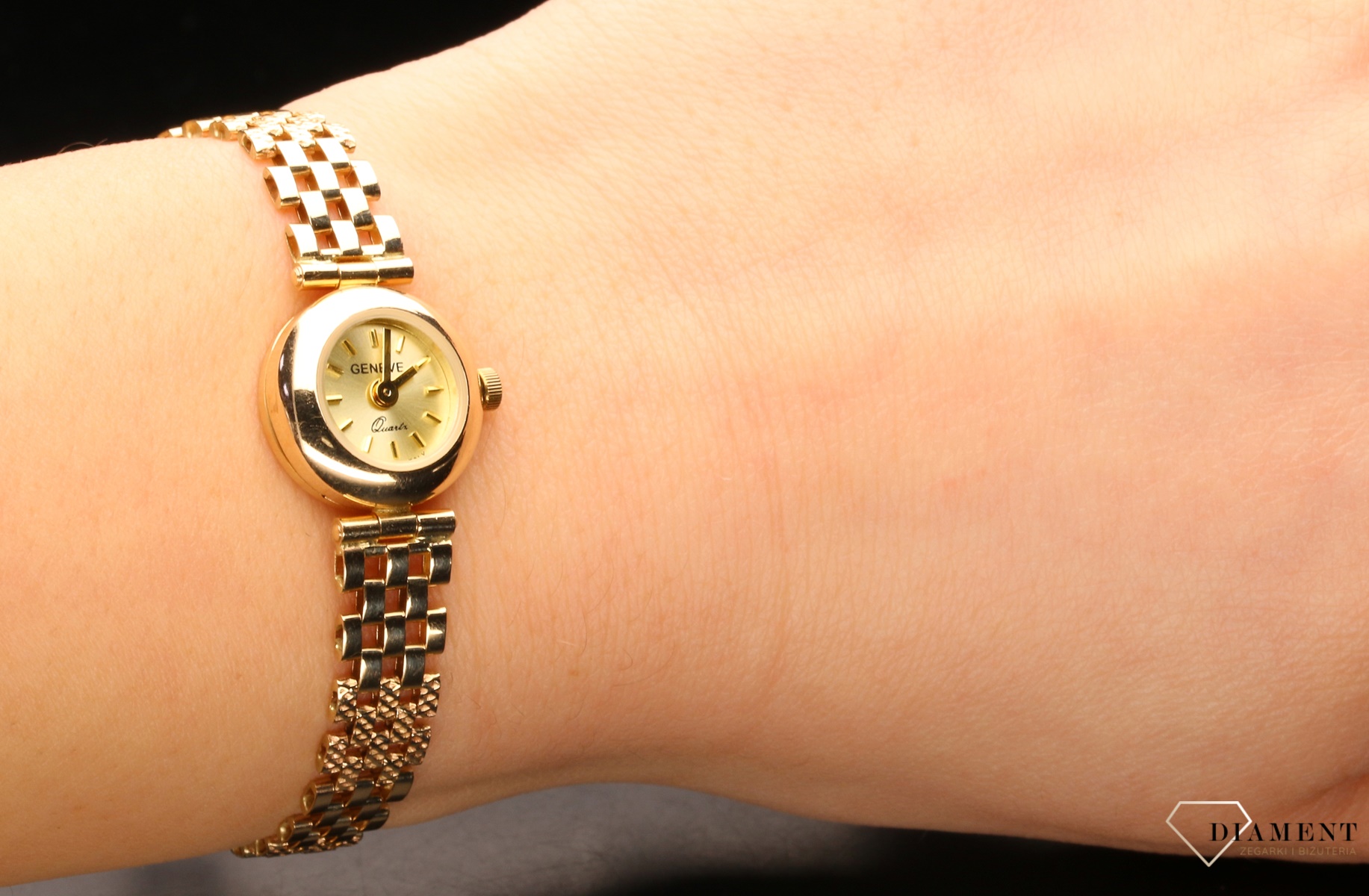 Damski zegarek złoty 14K GENEVE 001704 (1).jpg